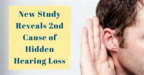 New Study Reveals 2nd Cause Of Hidden Hearing Loss