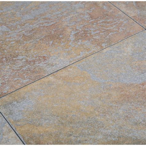 Daltile Continental Slate Tuscan Blue 12 In X 12 In Porcelain Floor