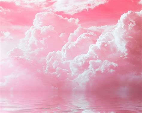 Free Download Pink Sky Amazing Pink Clouds Water Sky Nature Hd