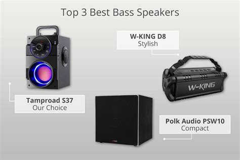 5 Best Bass Speakers In 2024 Current Prices And Models