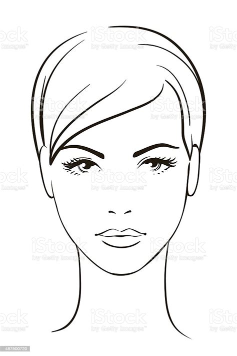 Young Woman Face Stock Vector Art And More Images Of 2015 487500720 Istock