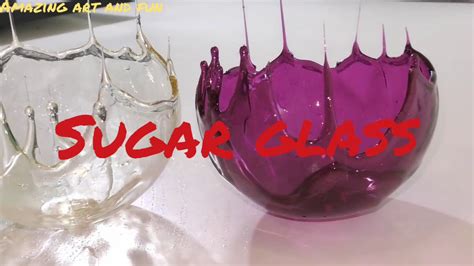 How To Make Sugar Glass At Home Very Easy 3 Step Procedure Must Try Beautiful Glass Youtube