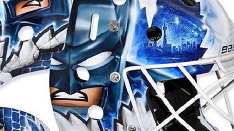 Maple leafs goalie frederik andersen has his mask artist, dave gunnarsson, hard at work. Frederik Andersen is bringing back LEGO Batman on his ...