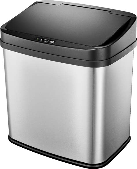 Best Buy Insignia™ 8 Gal Automatic Trash Can Stainless Steel Ns Atc8ss1