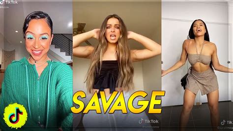 i m a savage tiktok tutorial i m a savage tiktok viral dance compilation 2020 youtube