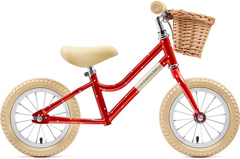 Creme Mia Push Bike 12 Kids Red Polka Uk