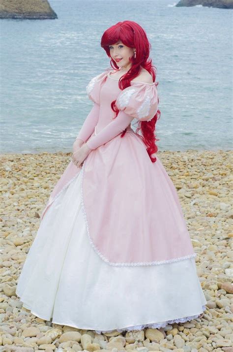 The Little Mermaid Ariels Pink Gown Disney Princess Dresses Ariel Pink Dress Disney Dresses