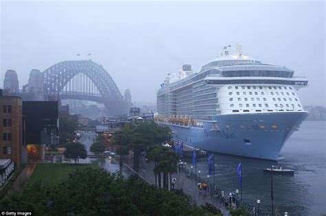 Australia S Biggest Cruise Ship Ovation Of The Seas Arrives In Sydney Daily Mail Online