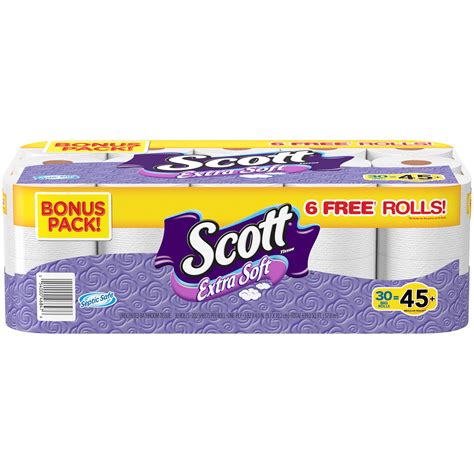 Scott Extra Soft Toilet Paper Big Roll 30 Pack 24 Pack 6 Bonus