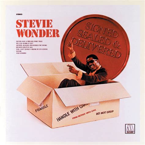 Signed Sealed And Delivered By Stevie Wonder On Tidal