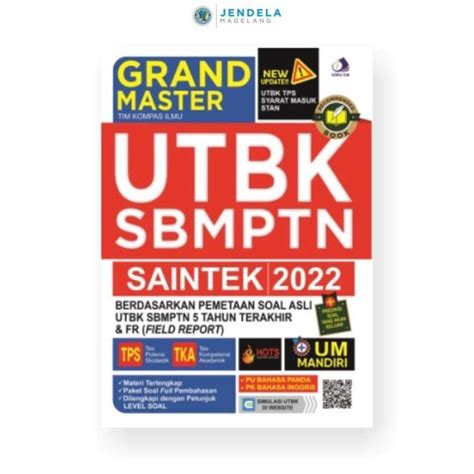 Promo Original Grand Master Utbk Sbmptn Saintek 2022 Buku Bimbingan