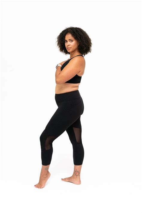 Dear Kate Go Commando Yoga Leggings In Black Period Proof Leggings To