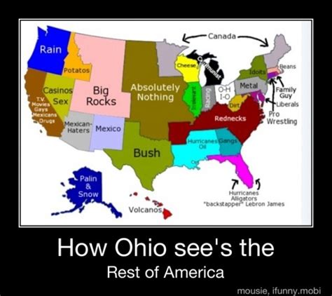 I Love This Only An Ohioan Would Understand Funny Maps Ohio Memes