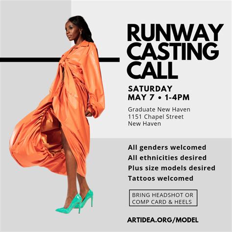 Runway Model Casting Call In Connecticut Auditions Free