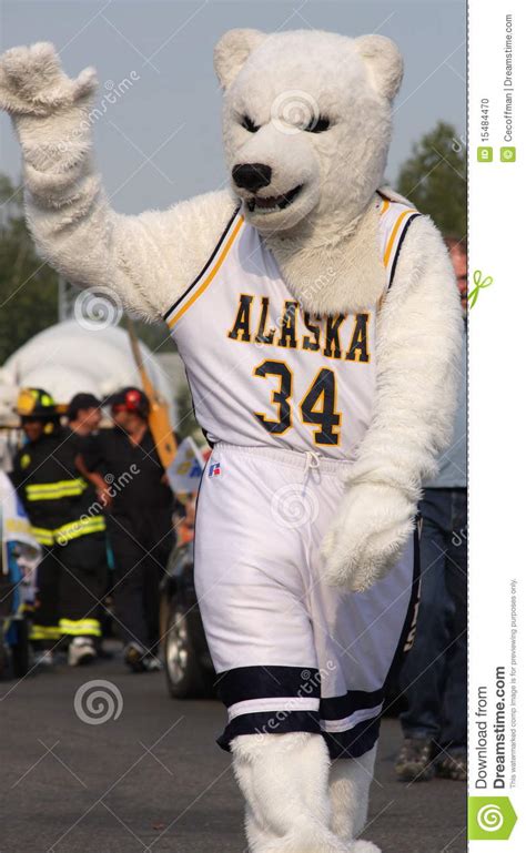 De Mascotte Van Alaska Nanooks Redactionele Afbeelding Image Of