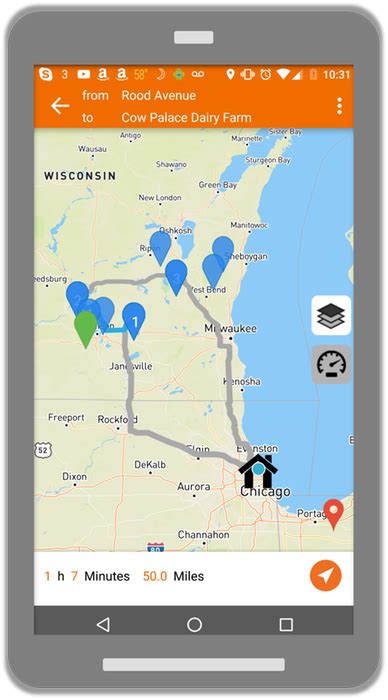 Voice navigation allows to share your current location with families or friends free navigation app. Proxima Maps SugarCRM, Inc.