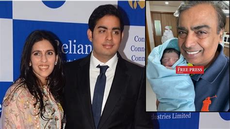 First Glimpse Of Akash And Shlokas Baby Check Out Mukesh Ambani