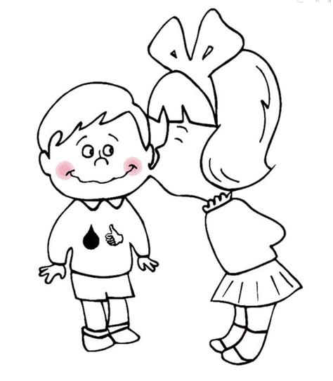 7 dibujos de San Valentín para imprimir y colorear - Pequeocio