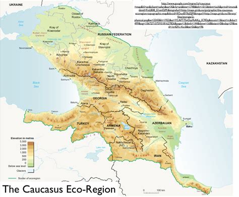 Caucasus Eco Region Map GeoCurrents