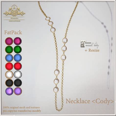 Second Life Marketplace Romazin Necklace Fatpack