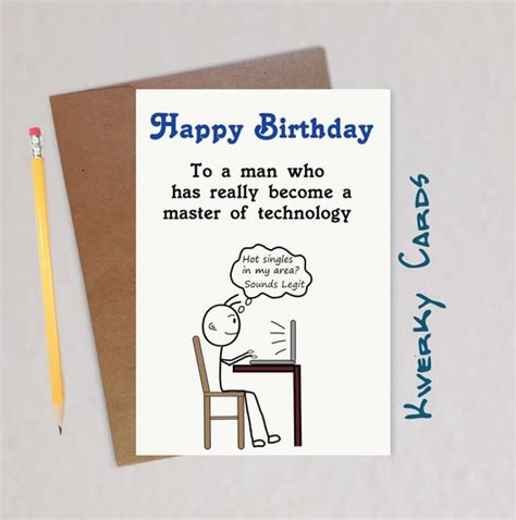 Birthday Card For Him Funny Card For Boyfriend Birthday Etsy