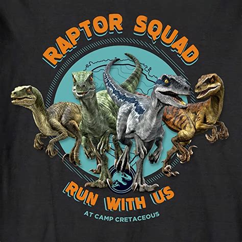 Raptor Squad And Main Characters From Jurassic World Camp