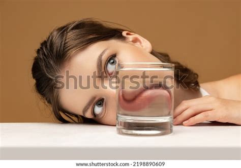 Apathy Weird Emotions Facial Expression Concept Stock Photo 2198890609