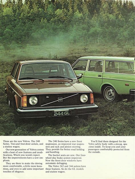 Old Advertisements Car Advertising Volvo Ad 70s Cars Automotive