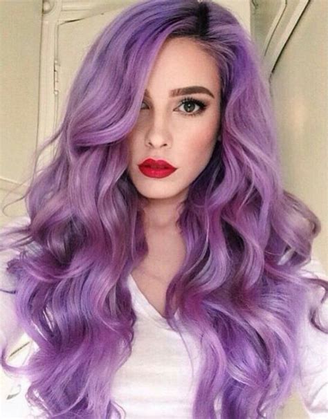 Beautiful Girl Hair Hair Color Purple Image 4853387