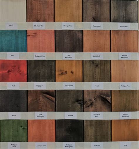 Water Based Wood Stain Wood Dye Traditional And Vibrant Colour Range