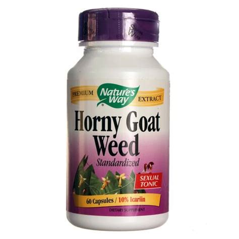 Buy Natures Way Horny Goat Weed Standardized 500 Mg