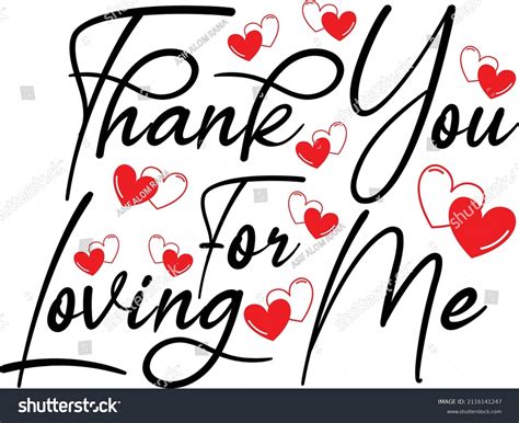 Thank You Kissing Me Stock Vector Royalty Free 2116141247 Shutterstock