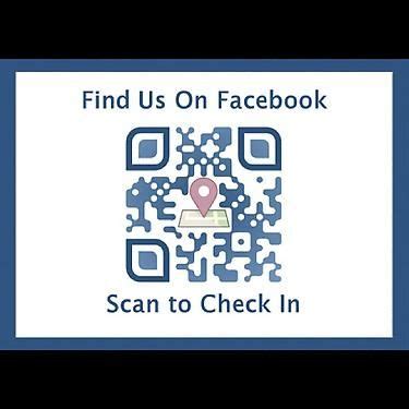 Qr codes allow people to go directly to your facebook business page. Facebook check-in QR Code. This is a ready-made template ...
