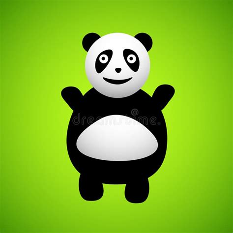 Panda Cartoon Character Stock Vector Illustration Of Fashion 45289412