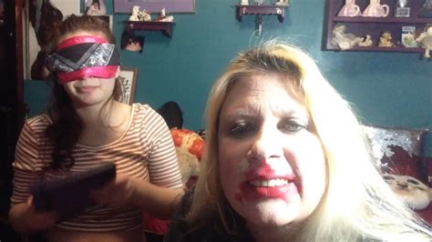 blindfolded makeup challenge w my mom youtube