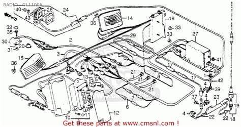 Fuse,0.5a Gl1100a Goldwing Aspencade 1982 (c) Usa 38212MB9871