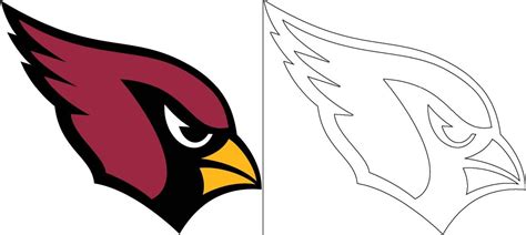 Cardinals Logo Coloring Page Nfl Logo Nfl Teams Logos Arizona