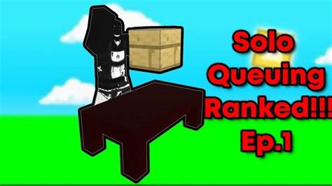 Solo Queuing Ranked Roblox Bedwars Youtube