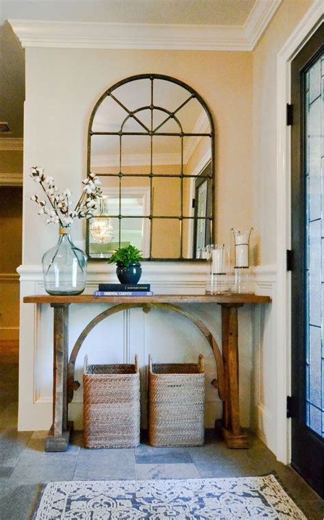 Arch Mirror Over Console Table How High Over A Console Table Should A