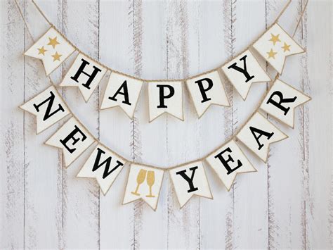 Happy New Year Sign Printable