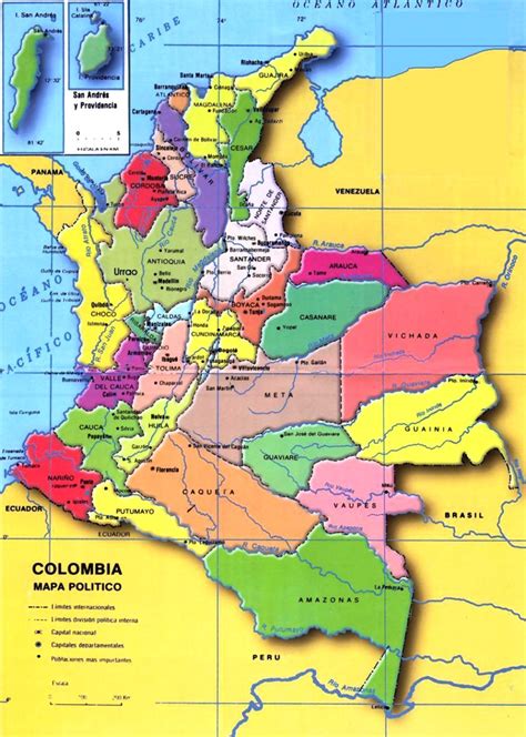 Mapas De Colombia Mapa De Colombia