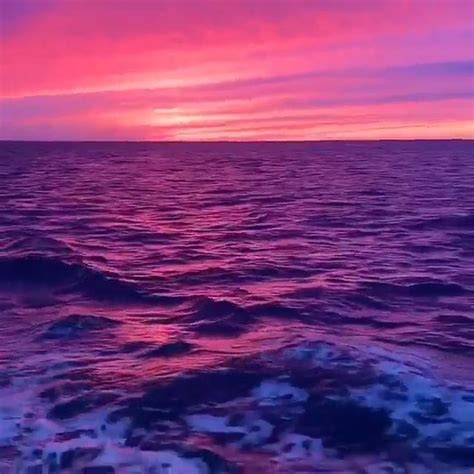 Purple Ocean 💜 Video Nature Photography Sky Photography Sky Aesthetic