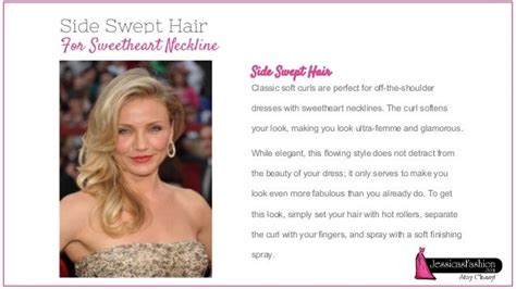 Choosing Hairstyle Based On Your Dress Neckline