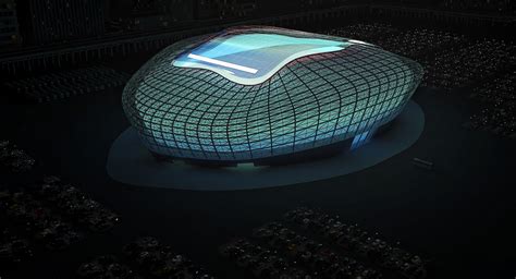 Futuristic Stadium Design On Behance