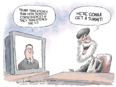 How Cartoons Are Skewering Trumps Social Media Threats Against Iran