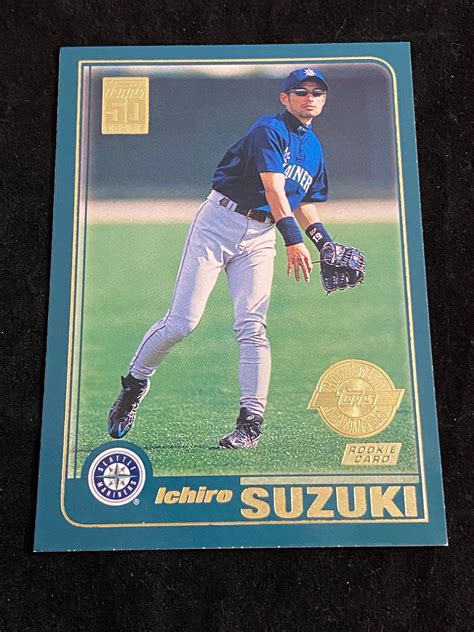 Lot Nm 2001 Topps Ichiro Suzuki Rookie 726 Baseball Card