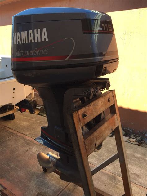 Very Clean 1997 Yamaha 115 Hp Two Stroke Outboard Motor 20 Short Shaft