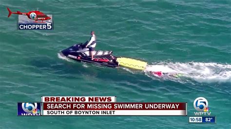 Crews Search For Missing Swimmer Off Boynton Inlet YouTube
