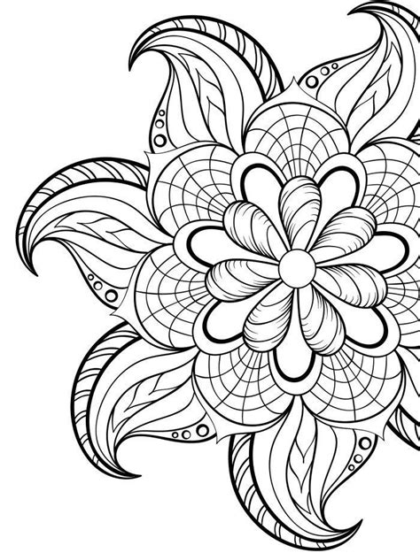Those suggested here are of various styles and levels of difficulty, ranging from easy to complex ! 20 Gorgeous Free Printable Adult Coloring Pages | Free adult coloring pages, Coloring pages ...