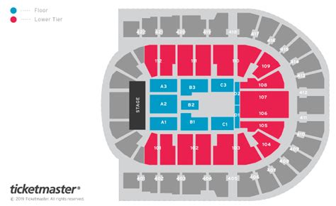 O2 Floor Plan Take That 2019 Tour Edition